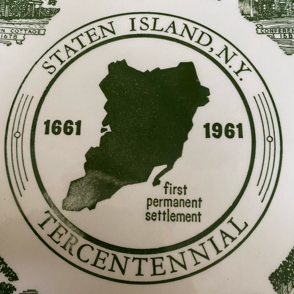 Staten Island Tercentennial 1961 Historical Plate - Picture 9 of 9